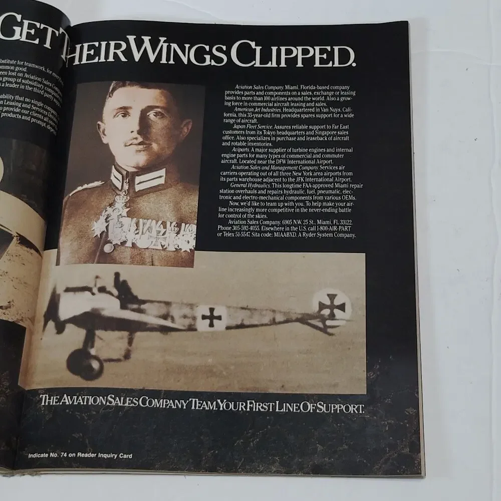 Air Transport World Magazine May 1989 - Japan Air Lines Engine Report Aviation